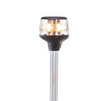 Attwood 20" Horizontal Mount Fold-Down Anchor/Masthead Light with Rail Adaptor  • 7202-P-7