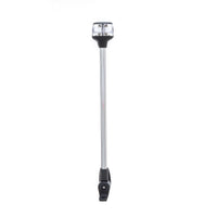 Attwood 20" Horizontal Mount Fold-Down Anchor/Masthead Light with Rail Adaptor  • 7202-P-7