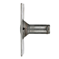 Attwood Lock'N-Pin 7" x 7" Stainless Steel Non-Threaded Square Base with Nylon Bushing & Steel Lip Tube for 3/4" D Post  • SP-67739