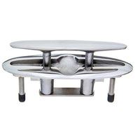 Attwood 6" Stainless Steel Stud Mount Flush Cleat  • 66516-7