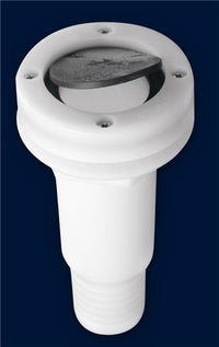 Attwood Plastic Thru-Transom for 1-1/2" I.D. Hose with Scupper  • 3881-1
