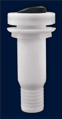 Attwood Plastic Thru-Transom for 1-1/2" I.D. Hose with Scupper  • 3881-1