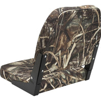 Attwood Camo Low Back Folding Boat Seat 16" H x 7" W x 16" D  • 98395CAMO