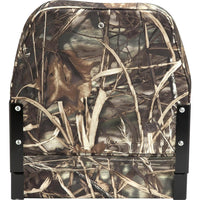 Attwood Camo Low Back Folding Boat Seat 16" H x 7" W x 16" D  • 98395CAMO