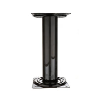 Attwood 13" Black Powder Coated Fixed Post with Seat Mount & Square Base  • 91320