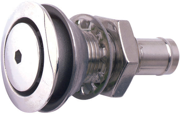 Attwood Fuel Tank Vent for 5/8" Hose, Stainless Steel  • 66031-3