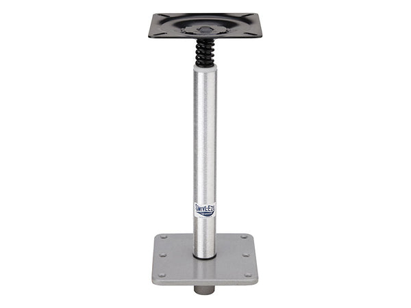 Attwood 075 Series Pedestal Kit, 13" x 3/4" Fixed Post, Seat Mount & Square Base  • 97750-7