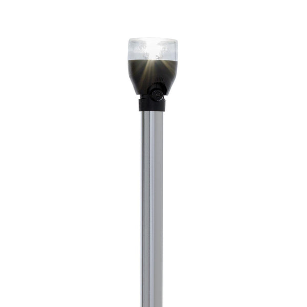 Attwood 48" Locking-Collar Articulating White All-Round Pole LED Light  • 5530-48A7