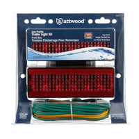 Attwood LED Low-Profile Submersible Trailer Light Kit w/ License Plate Bracket and Wiring Harness  • 14064-7