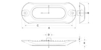 Attwood LightArmor (HP) Series 4" Sapphire Blue 800 lm Surface Mount Underwater LED Light  • 65UW03B-7
