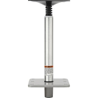 Attwood Seat Pedestal Kit, 11" x 3/4" Fixed Post, Seat Mount & Square Base  • 97749-7