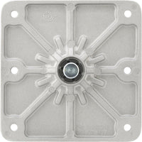 Attwood Seat Pedestal Kit, 11" x 3/4" Fixed Post, Seat Mount & Square Base  • 97749-7