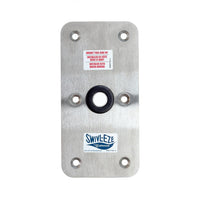 Attwood Lock'N-Pin 8" x 4" Stainless Steel Non-Threaded Rectangular Base with Nylon Bushing & Steel Lip Tube for 3/4" Post  • SP-64839