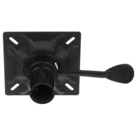 Attwood 238 Series 3° Plated Steel Right Handle Seat Mount for 2-3/8" D Post  • 238152-1