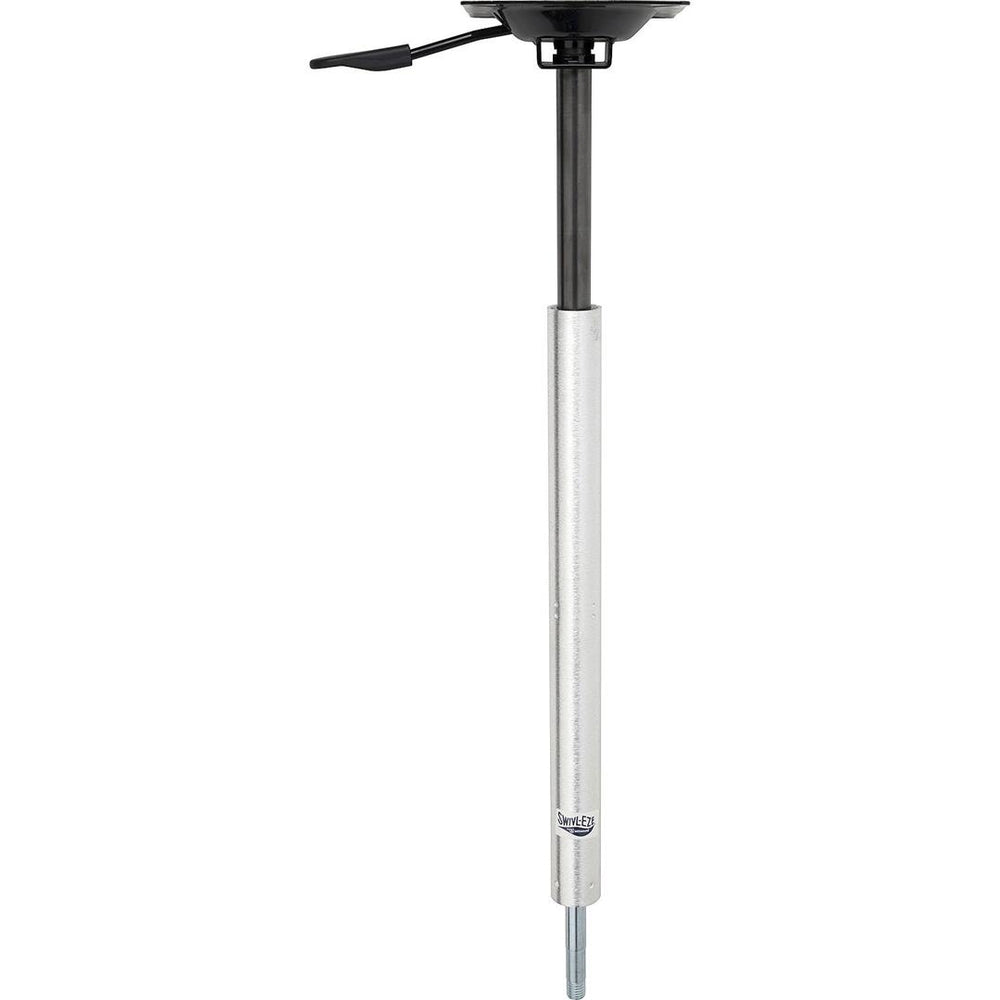 Attwood Lock'N-Pin 24"-30" H x 3/4" D Aluminum Threaded Power Adjustable Post with Integral Seat Mount  • 3204-T