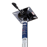Attwood Lock'N-Pin 24"-30" H x 3/4" D Aluminum Threaded Power Adjustable Post with Integral Seat Mount  • 3204-T