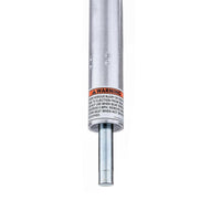 Attwood Lock'N-Pin 14"-17" H x 3/4" D Aluminum Non-Threaded Power Adjustable Post with integral Seat Mount  • SP-3004
