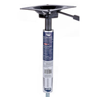 Attwood Lock'N-Pin 14"-17" H x 3/4" D Aluminum Non-Threaded Power Adjustable Post with integral Seat Mount  • SP-3004