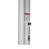 Attwood 238 Series 27" H x 2-3/8" D Aluminum Non-Locking Fixed Post  • 238027-1