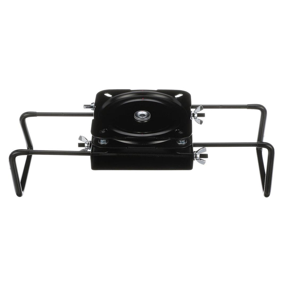 Attwood 7-1/2" -18" Black Powder Coated Clamp-On Adjustable Seat Swivel  • 15700-3