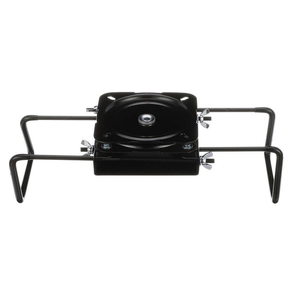 Attwood 7-1/2" -18" Black Powder Coated Clamp-On Adjustable Seat Swivel  • 15700-3