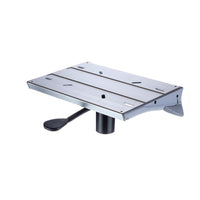 Attwood 238 Series 3° Plated Steel Right Handle Seat Mount with Slider for 2-3/8" D Post  • 238162-4