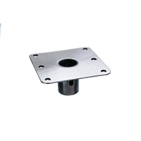 Attwood Snap-Lock 7" x 7" Stainless Steel Square Base for 1-3/4" D Post  • SP-69773