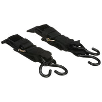 Attwood 4' x 2" Quick-Release Transom Tie-Down Strap with Hook End, Pair  • 15232-7