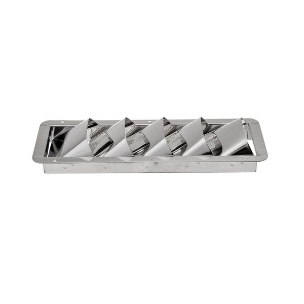 Attwood Stainless Steel 5 Slot Louver 10-3/8" x 3-1/4"  • 1488-5