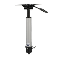 Attwood Wedge 13"-19" H x 2-3/8" D Anodized Satin Extension Adjustable Post with Seat Mount  • SP-37904