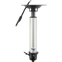 Attwood Wedge 13"-19" H x 2-3/8" D Anodized Satin Extension Adjustable Post with Seat Mount  • SP-37904