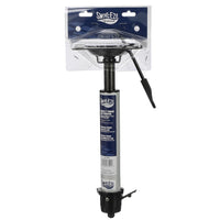 Attwood Wedge 13"-19" H x 2-3/8" D Anodized Satin Extension Adjustable Post with Seat Mount  • SP-37904