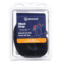 Attwood Trailer Boat Winch Strap With Sewn-Loop End, 20 Ft, 2,000 Lbs  • 11147-7