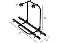 Arvika Short A-frame Bike Rack For Travel Trailers For 2 Bikes  • 7002SAF