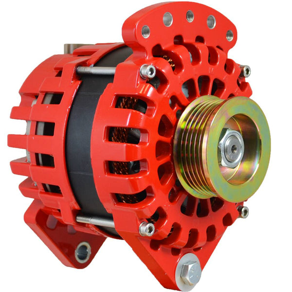 Balmar Alternator 3.15" Dual Foot Saddle K6 Serpentine Pulley - 170A - 12V  • XT-DF-170-K6
