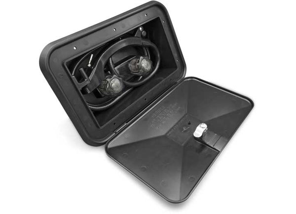 B&B Molders Exterior Shower, Black  • 94196