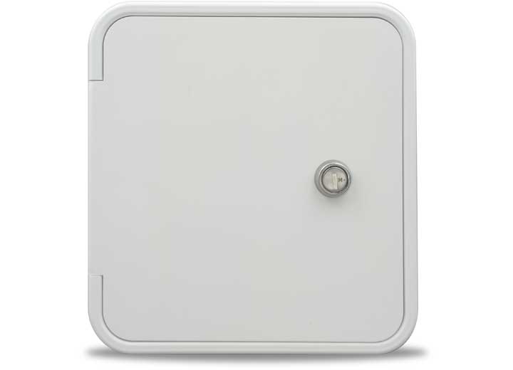 Thetford B&B Molders Fuel Hatch with Oval Back, Key Lock, Polar White  • 94304