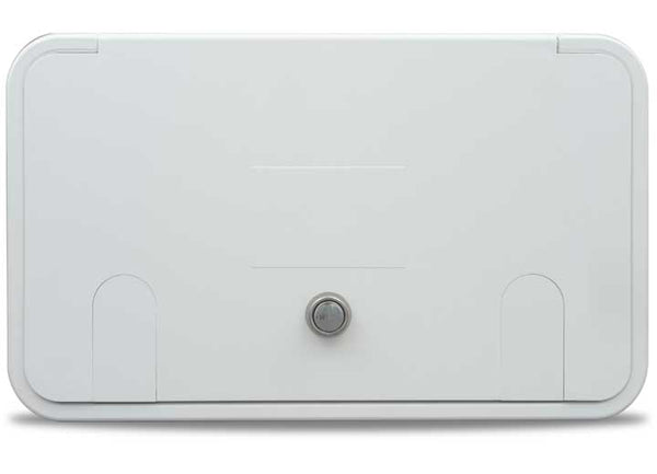 Thetford Multi-Purpose Access Hatch with 2 Vermin Doors, Key Lock, Polar White  • 94316