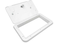 Thetford Multi-Purpose Access Hatch with 2 Vermin Doors, Key Lock, Polar White  • 94316