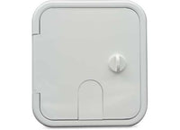 Thetford Small 30/50 Amp Electric Cable Hatch, Thumb Lock, Polar White  • 94333