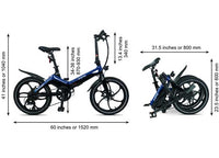 Blaupunkt Fiete 20" E-Bike, Blue/Black  • APD201-H