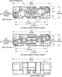 Blue Sea Mega/AMG Safety Fuse Block  • 7721-BSS