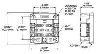 Blue Sea ST Blade Fuse Block W/ Cover - 6 Circuit Without Negative Bus  • 5028-BSS