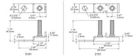 Blue Sea Terminal Fuse Block - 3/8" Mounting Hole - 2 Terminal Studs  • 2151-BSS