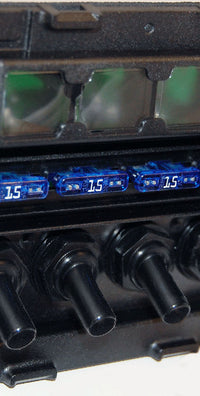 Blue Sea WeatherDeck 12V DC Waterproof Fuse Panel - Gray 8 Positions  • 4308-BSS