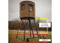 Banks Outdoors Skid Kit for 4' and 8' Tower Hunting Blind  • STSKID