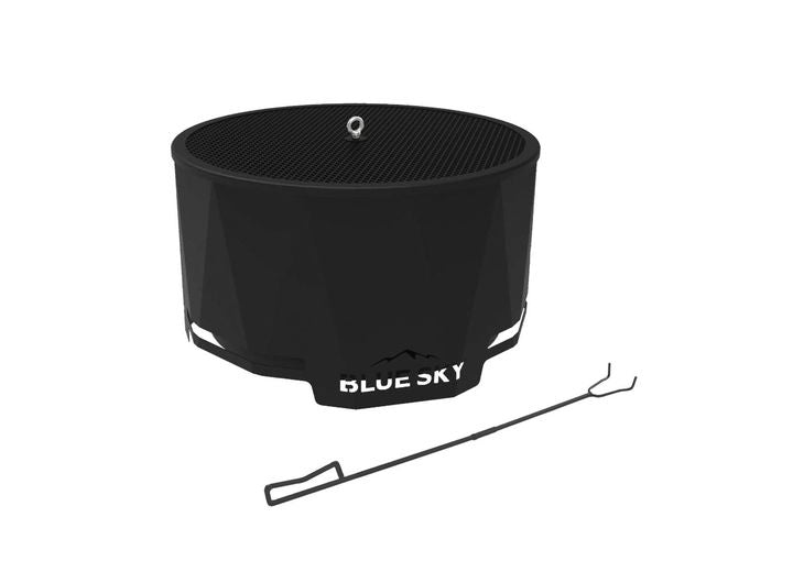 Blue Sky Outdoor Living High Efficiency Peak Patio Fire Pit w/ Spark Screen - 23.9" Diameter  • PFP2416-C