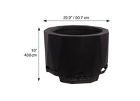 Blue Sky Outdoor Living High Efficiency Peak Patio Fire Pit w/ Spark Screen - 23.9" Diameter  • PFP2416-C