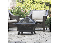 Blue Sky Outdoor Living  31” Square Wood Cowboy Fire Pit  • WBFP31SQ-GF