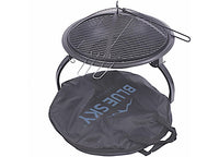 Blue Sky Outdoor Living 21.25” Round Folding Leg Portable Wood Fire Pit  • WBPFP22